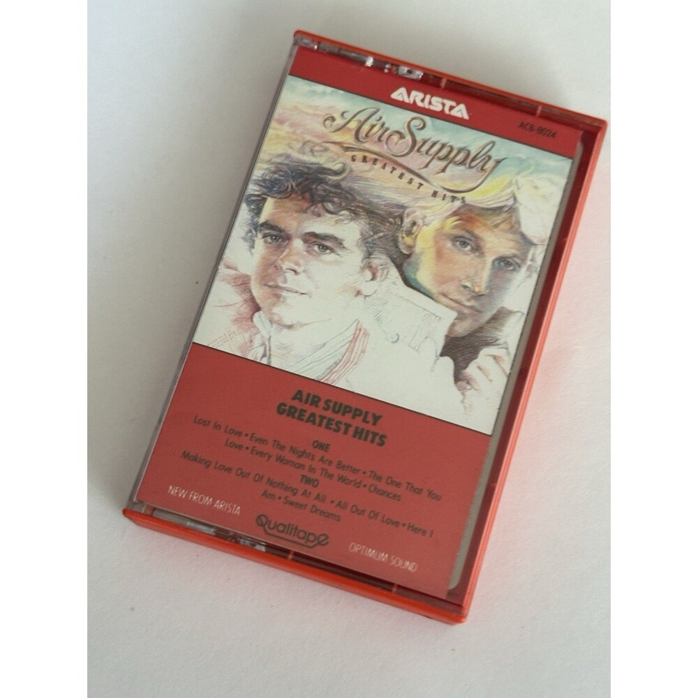 Air Supply Greatest Hits Cassette Tape 80’s 1980’s
